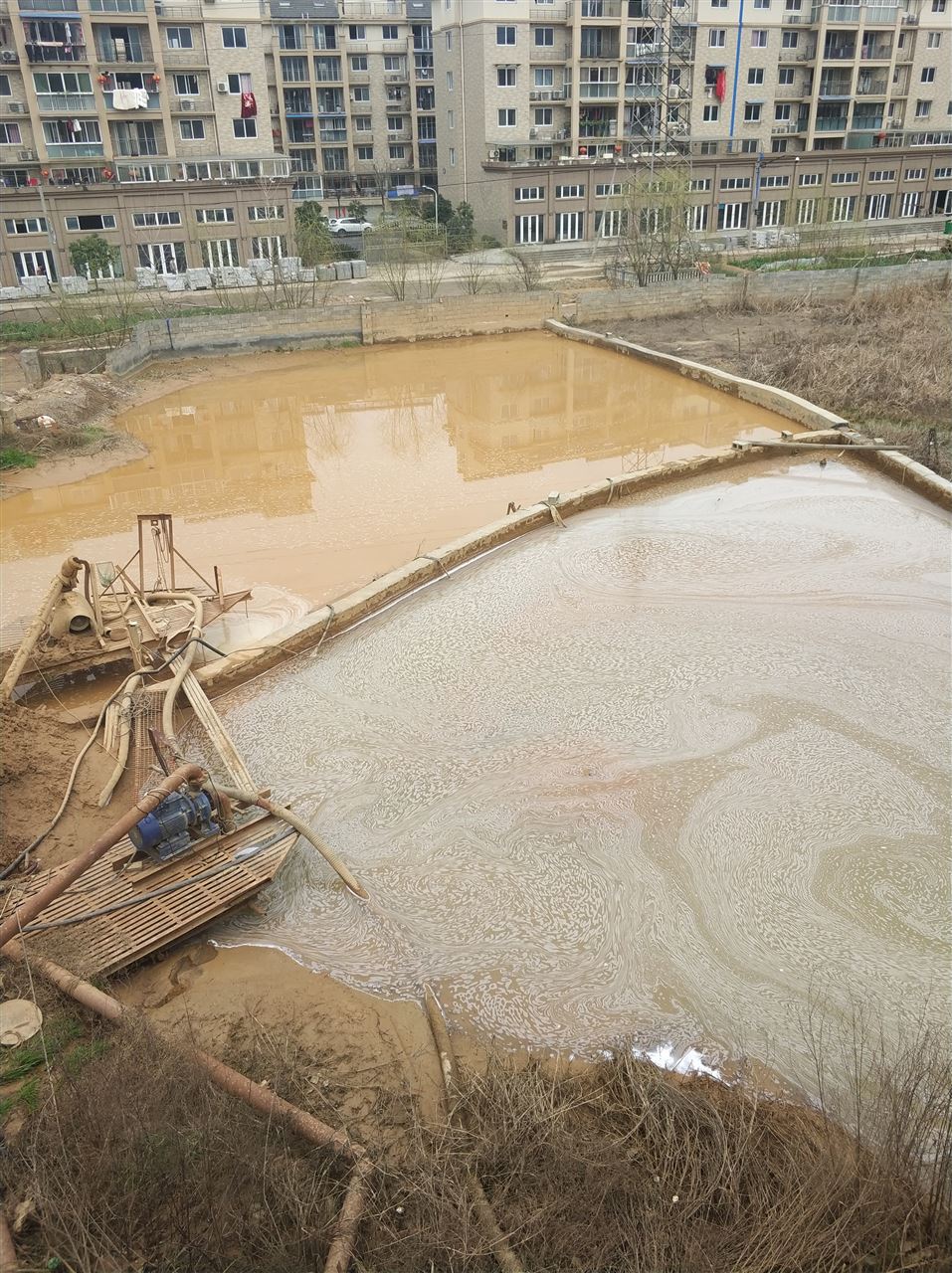 五台沉淀池淤泥清理-厂区废水池淤泥清淤